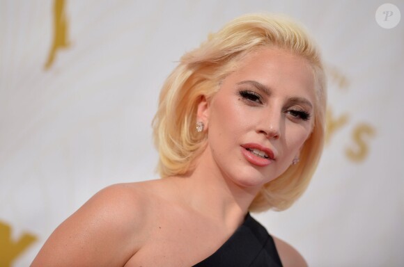 Lady Gaga aux 67e Emmy Awards au Microsoft Theatre. Los Angeles, le 20 septembre 2015.