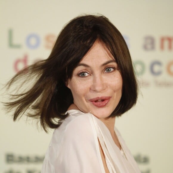 Emmanuelle Béart lors du photocall du film "Les Yeux jaunes des crocodiles" à Madrid, le 30 avril 2014.  Emmanuelle Beart during the photocall of the movie "The yellow eyes of crocodiles" in Madrid, on April 30th 2014.30/04/2014 - Madrid