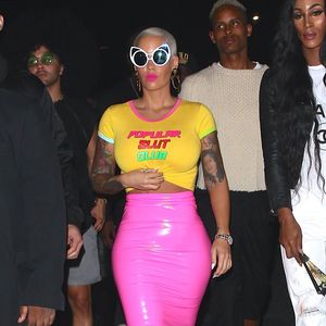 Amber Rose a fêté ses 32 ans au Playhouse. Hollywood, Los Angeles, le 22 octobre 2015.