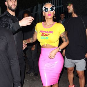 Amber Rose a fêté ses 32 ans au Playhouse. Hollywood, Los Angeles, le 22 octobre 2015.