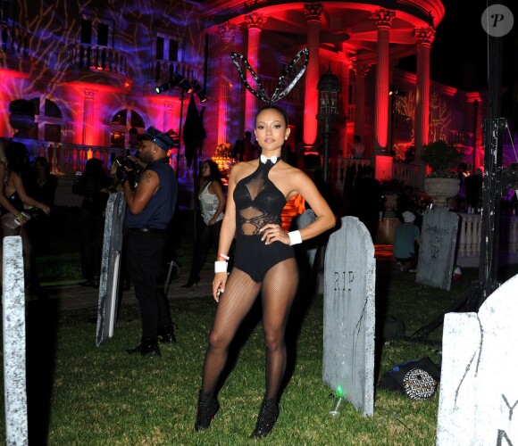 Karrueche Tran à la soirée Halloween organisée par le magazine Maxim à Los Angeles le 24 octobre 2015