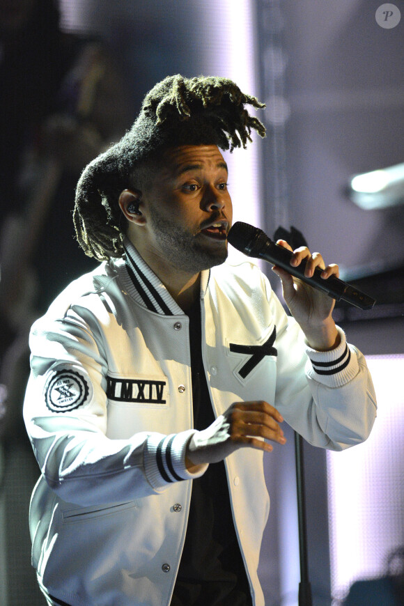 The Weeknd sur scène lors des Much Music Video Awards à Toronton, le 21 juin 2015