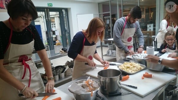 Ambiance chez L'Atelier du Chef à Paris le 25 octobre 2015.