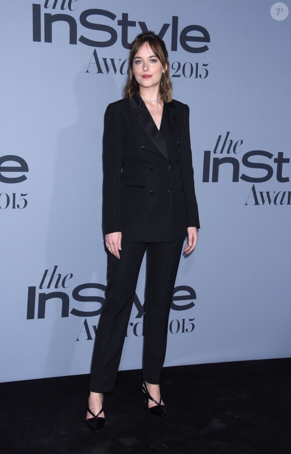 Dakota Johnson assiste à la première édition des InStyle Awards au Getty Center. Los Angeles, le 26 octobre 2015.