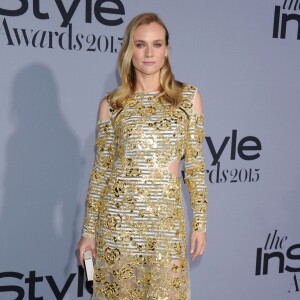 Diane Kruger assiste à la première édition des InStyle Awards au Getty Center. Los Angeles, le 26 octobre 2015.