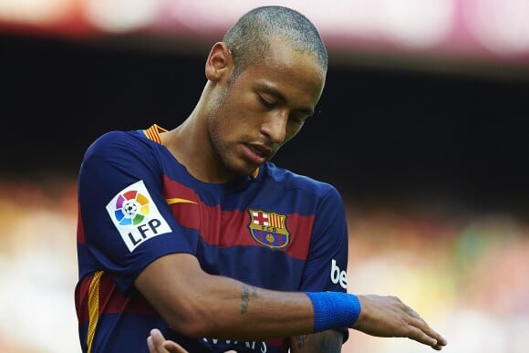 Neymar lors de la rencontre entre le FC Barcelone et Las Palmas, au Camp Nou de Barcelone,le 26 septembre 2015