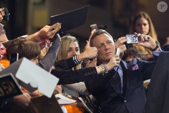 Daniel Craig - Première du film "007 Spectre" au Grand Rex à Paris, le 29 octobre 2015