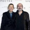 Philippe Harel et sa femme Sylvie Bourgeois - Première du film "007 Spectre" au Grand Rex à Paris, le 29 octobre 2015.