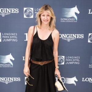 Exclusif - Sarah Lavoine - People lors du Longines Paris Eiffel Jumping au Champ-de-Mars à Paris, le 4 juillet 2015.