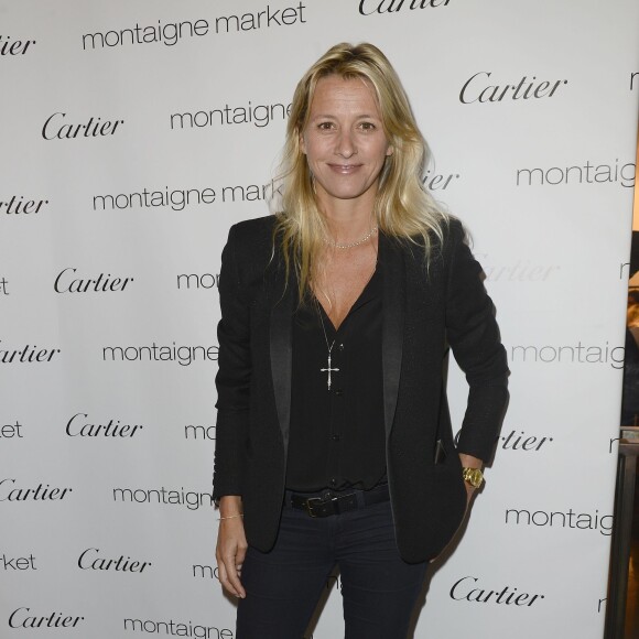 Exclusif - Sarah Lavoine - Soirée Cartier au concept store Montaigne Market à Paris. Montaigne Market a célébré la maison Cartier avec la présentation du sac Jeanne Toussaint - Cartier - série limitée et numérotée de 13 pièces, revu par Liliane Jossua, fondatrice de Montaigne Market. Ce fut aussi l'occasion de présenter le 1er étage de la boutique qui aujourd’hui dispose de plus de 700m²d’espace de vente. Le 30 septembre 2014