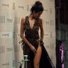 Nicole Trunfio assiste aux ELLE Style Awards 2015, habillée d'une robe tachetée Ellery. Sydney, le 29 octobre 2015.