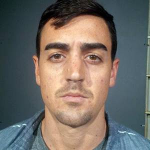 Michael Lohan, le jeune frère de Lindsay Lohan, sur son mugshot, le 29 octobre 2015.