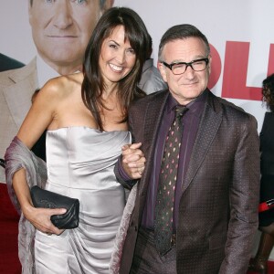 Robin Williams et sa femme Susan Schneider à Hollywood, le 9 novembre 2009.