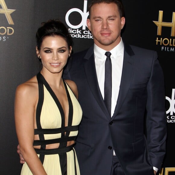 Jenna Dewan et son mari Channing Tatum - 19e cérémonie annuelle des Hollywood Film Awards au Beverly Hilton Hotel à Beverly Hills, le 1er novembre 2015.