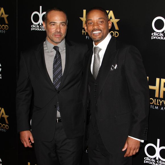 Will Smith, Peter Landesman - 19e cérémonie annuelle des Hollywood Film Awards au Beverly Hilton Hotel à Beverly Hills, le 1er novembre 2015.