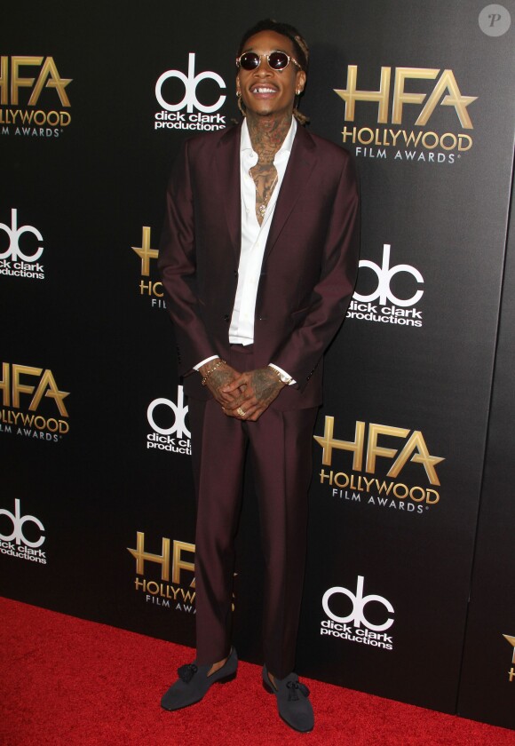 Wiz Khalifa - 19e cérémonie annuelle des Hollywood Film Awards au Beverly Hilton Hotel à Beverly Hills, le 1er novembre 2015.