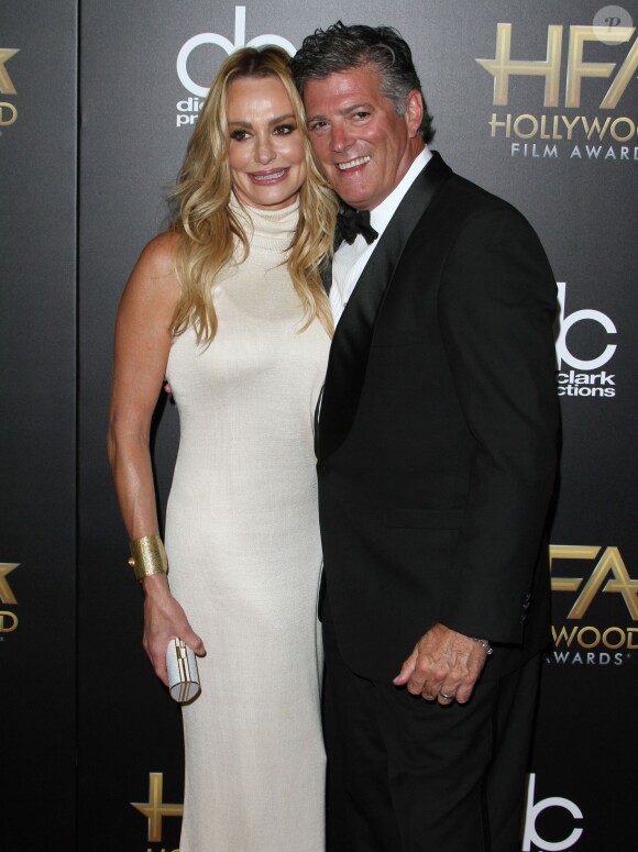 John H Bluher et sa femme Taylor Armstrong - 19e cérémonie annuelle des Hollywood Film Awards au Beverly Hilton Hotel à Beverly Hills, le 1er novembre 2015.