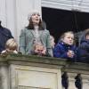 La princesse Mary et le prince Frederik de Danemark assistaient avec leurs enfants Christian, Isabella, Vincent et Josephine à l'Hubertus Jagt (Chasse Hubertus) le 1er novembre 2015 au palais de l'Eremitage, à Klampenborg.
