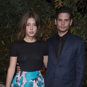 Adèle Exarchopoulos et Jérémie Laheurte - Soirée "Dior et Elle magazine" à l'occasion du 67e festival du film de Cannes à Cannes le 18 mai 2014