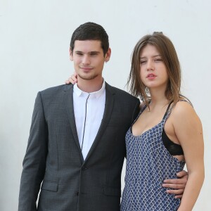 Jérémie Laheurte, Adèle Exarchopoulos - Photocall de "La Vie d'Adèle" à Rome en Italie le 16 octobre 2013.