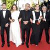 Jeremie Laheurte, Adèle Exarchopoulos, Abdellatif Kechiche, Léa Seydoux et Brahim Chioua - Montée des marches du film "Zulu" lors de la clôture du 66e Festival du film de Cannes. Le 26 mai 2013