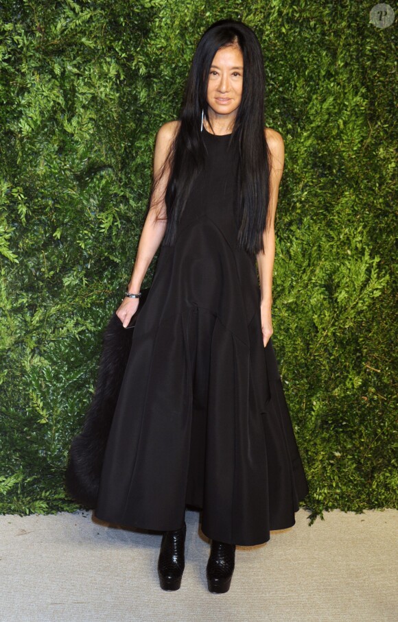 Vera Wang assiste aux 12e CFDA/Vogue Fashion Fund Awards aux Spring Studios. New York, le 2 novembre 2015.