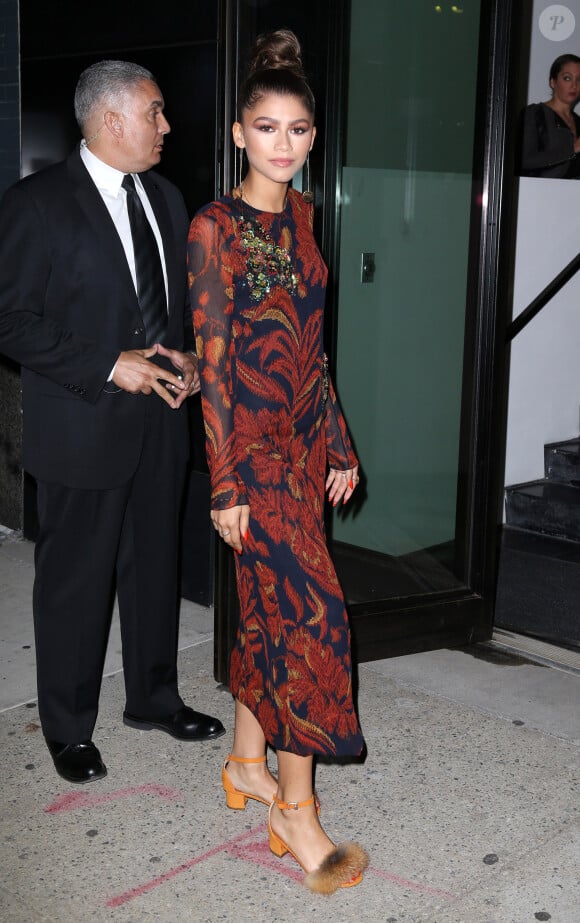 Zendaya Coleman - Arrivée des people à la 12ème soirée annuelle "CFDA/Vogue Fashion Fund Awards" à New York, le 2 novembre 2015. Celebrities attend the 12th annual CFDA/Vogue Fashion Fund Awards at Spring Studios on November 2, 2015 in New York City.02/11/2015 - New York