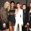 Devon Windsor, Cindy Bruna, Ophelie Guillermand, Dana Lorenz et Taylor Hill assistent aux 12e CFDA/Vogue Fashion Fund Awards aux Spring Studios. New York, le 2 novembre 2015.