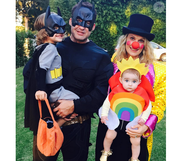 Molly Sims en famille pour Halloween / photo postée sur le compte Instagram de l'actrice américaine.