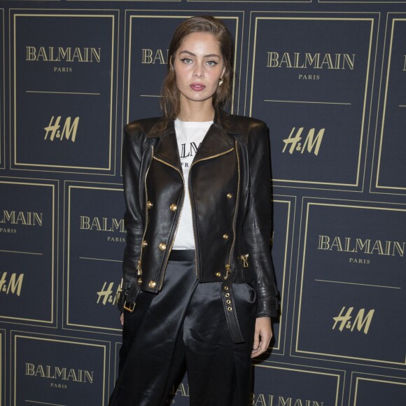 Marie-Ange Casta assiste à la soirée de présentation et de lancement de la collection BALMAIN x H&M au Palais Brongniart. Paris, le 3 novembre 2015. © Olivier Borde/Bestimage