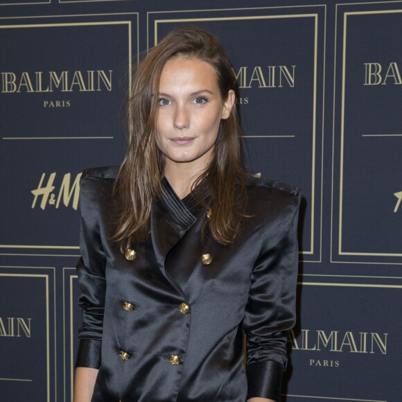 Ana Girardot assiste à la soirée de présentation et de lancement de la collection BALMAIN x H&M au Palais Brongniart. Paris, le 3 novembre 2015. © Olivier Borde/Bestimage