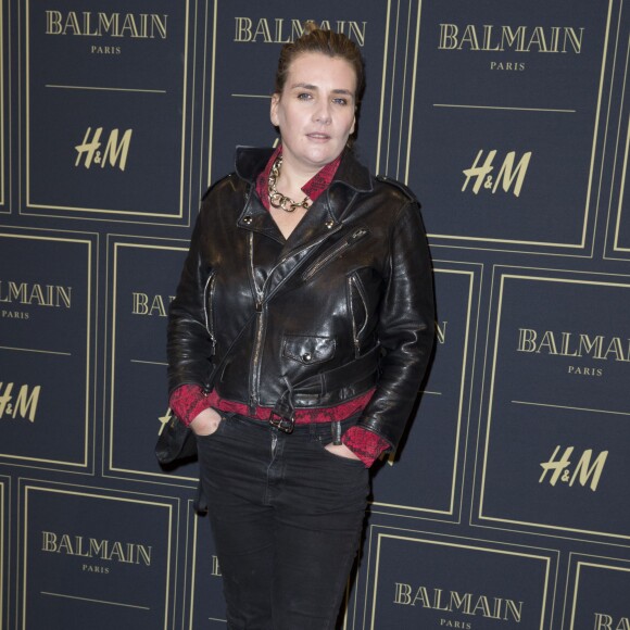 Marie-Amélie Seigner assiste à la soirée de présentation et de lancement de la collection BALMAIN x H&M au Palais Brongniart. Paris, le 3 novembre 2015. © Olivier Borde/Bestimage