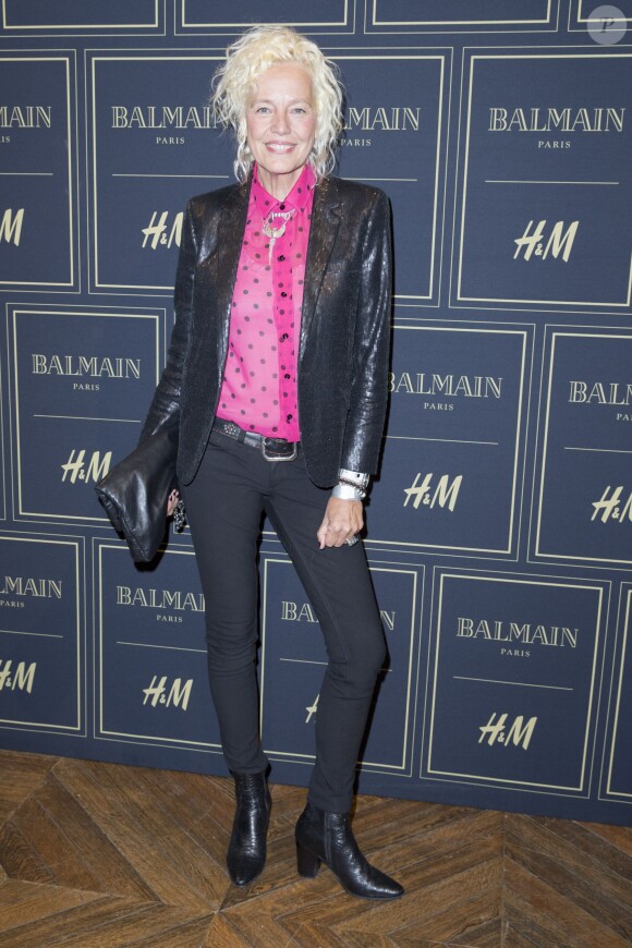 Ellen von Unwerth assiste à la soirée de présentation et de lancement de la collection BALMAIN x H&M au Palais Brongniart. Paris, le 3 novembre 2015. © Olivier Borde/Bestimage