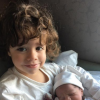 Ricardo, le fils de Ricardo Quaresma, avec sa petite soeur Kauana, née le 27 octobre 2015 en Turquie.