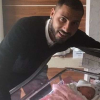 Ricardo Quaresma avec sa fille Kauana née le 27 octobre 2015 en Turquie.