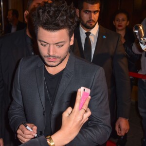 Kev Adams - Arrivée des people à l'avant-première du film "Les Nouvelles Aventures d'Aladin" au Grand Rex à Paris, le 6 octobre 2015.