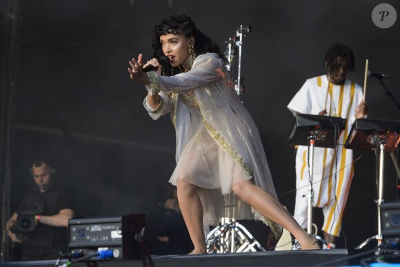 FKA twigs au festival de Glastonbury, le 28 juin 2015.