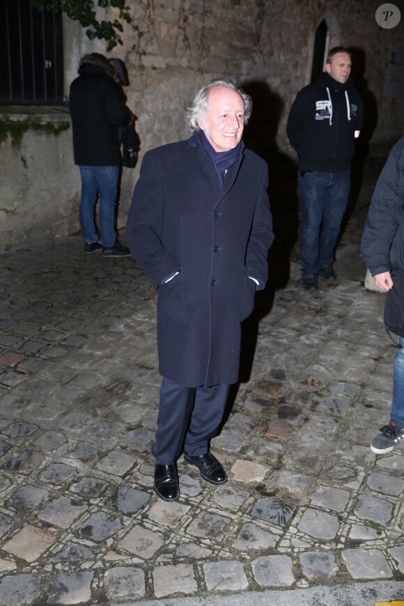 Didier Barbelivien - Sorties des invités à la fête d'anniversaire organisée à l'occasion des 60 ans de Nicolas Sarkozy à son domicile à Paris, le 30 janvier 2015.