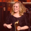 Adele lors des NRJ Music Awards 2015, le samedi 7 novembre 2015.