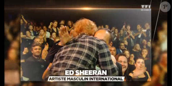 Ed Sheeran lors des NRJ Music Awards 2015, le samedi 7 novembre 2015.