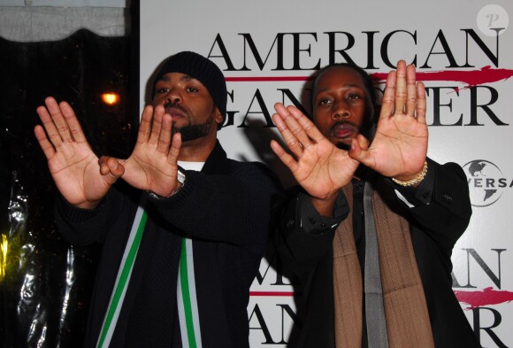 Method Man et RZA (du supergroupe Wu-Tang Clan) à New York. Octobre 2007.