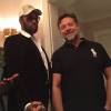 RZA et Russell Crowe. Photo publiée le 25 octobre 2015.