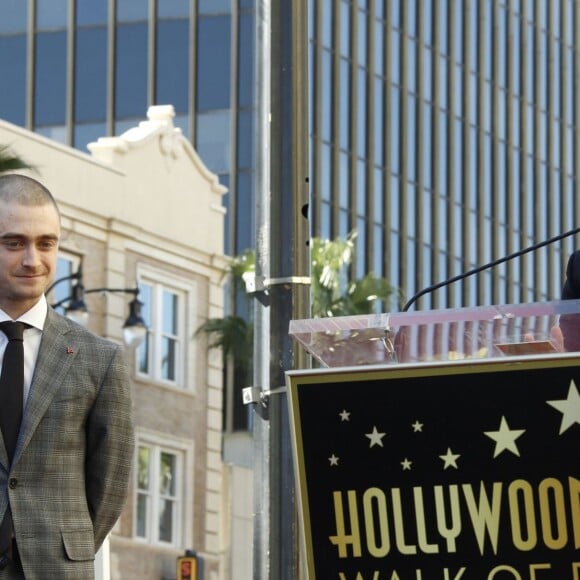 Daniel Radcliffe reçoit son étoile sur le Walk of Fame à Hollywood, le 12 novembre 2015