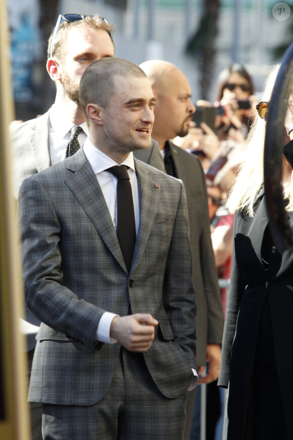Daniel Radcliffe reçoit son étoile sur le Walk of Fame à Hollywood, le 12 novembre 2015