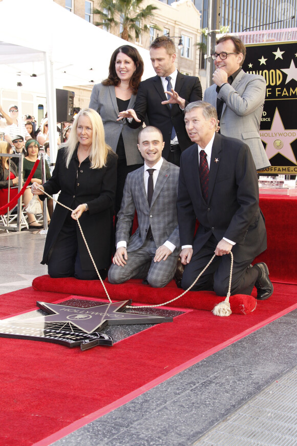 Daniel Radcliffe reçoit son étoile sur le Walk of Fame à Hollywood, le 12 novembre 2015