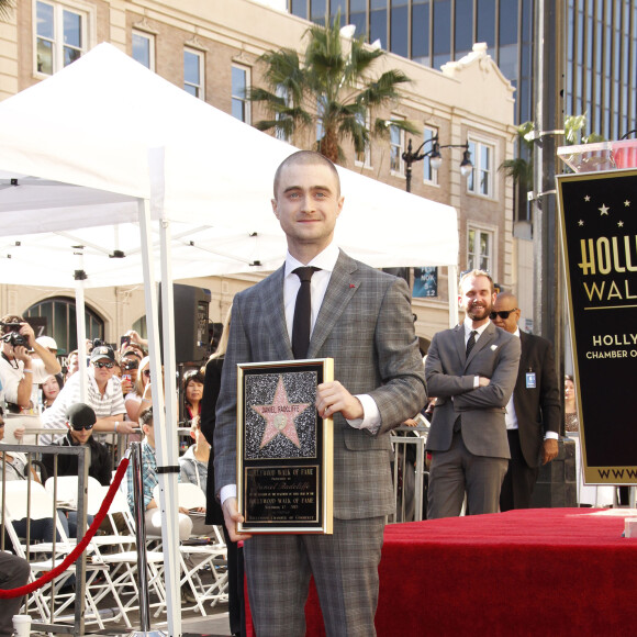 Daniel Radcliffe reçoit son étoile sur le Walk of Fame à Hollywood, le 12 novembre 2015