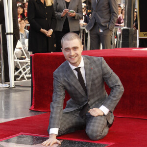 Daniel Radcliffe reçoit son étoile sur le Walk of Fame à Hollywood, le 12 novembre 2015