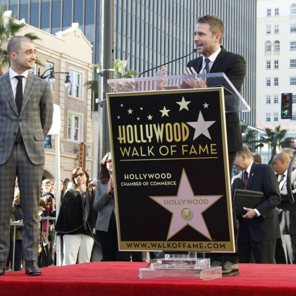 Daniel Radcliffe reçoit son étoile sur le Walk of Fame à Hollywood, le 12 novembre 2015