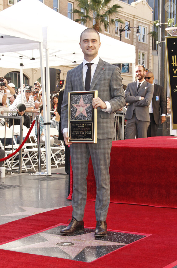 Daniel Radcliffe reçoit son étoile sur le Walk of Fame à Hollywood, le 12 novembre 2015