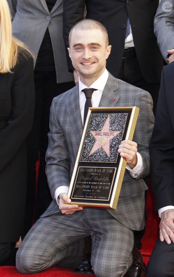 Daniel Radcliffe reçoit son étoile sur le Walk of Fame à Hollywood, le 12 novembre 2015